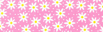 Pink Daisy Chain Ribbon