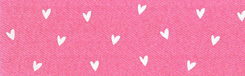 Baby pink background with white hearts