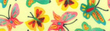 Butterfly’s on a yellow background