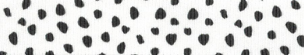 Black dots on a white background