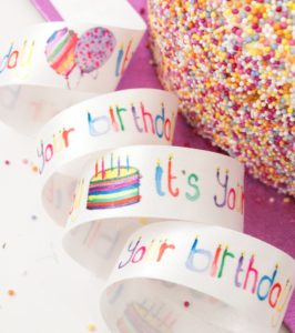 IMG 20210824 131616 913 266x300 - Birthday themed printed ribbons, perfect for all celebrations - Berisfords Ribbons