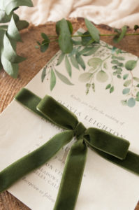 wedding greenery 199x300 - Bridal Season with Berisford Ribbon - Berisfords Ribbons