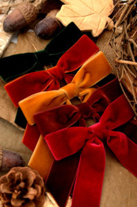 velvet bows 199x300 - Velvet Tones of Christmas - Berisfords Ribbons