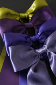 purple bow 1 edited 199x300 - Wishing You a Sustainable Christmas - Berisfords Ribbons