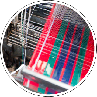 warping and weaving - Christmas Greetings - Berisfords Ribbons