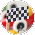 checkered flag skull bones 118x118 - Skull and Bones & Checkered Flag - Berisfords Ribbons