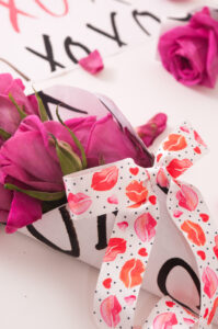 lips 3 199x300 - Adding the romantic flair with Valentine’s Ribbons - Berisfords Ribbons